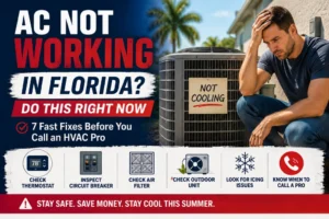 AC not working in Florida home during summer heat