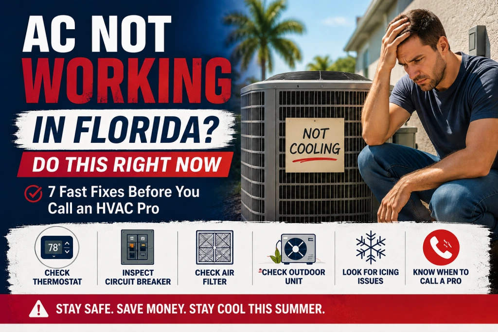 AC not working in Florida home during summer heat