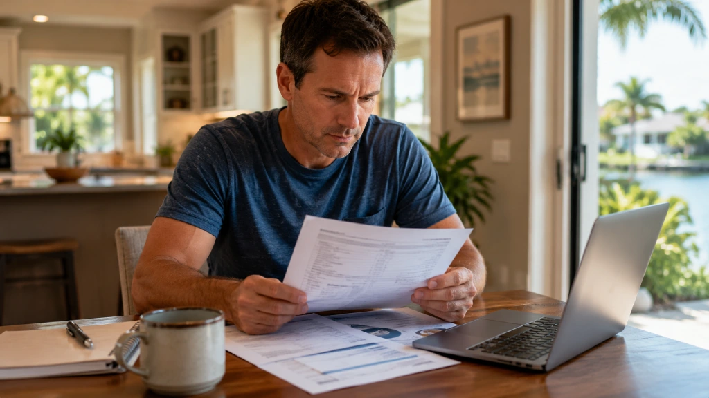 Florida homeowner comparing AC installation quotes