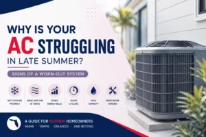 AC not cooling properly in late summer Florida home