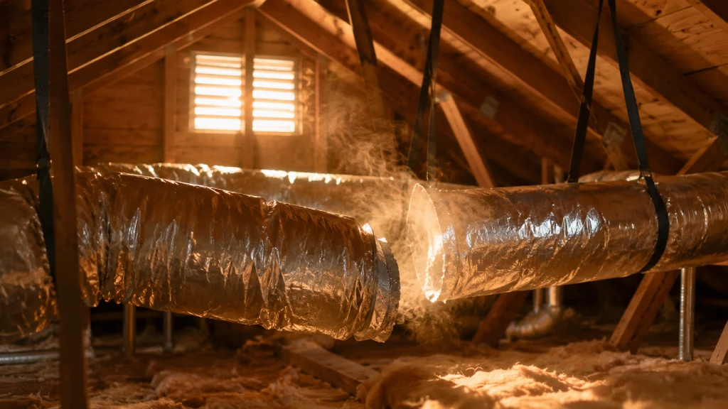 Hot Florida attic ductwork losing cooled air and raising an AC electric bill